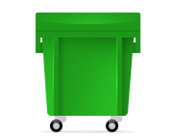 Контейнер для вывоза мусора 1.1 м3